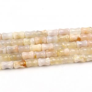 Agate Bamboo Beads
