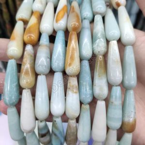 Amazonite Teardrop Beads