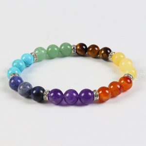 7 Chakras Stone Bracelet
