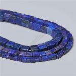 Lapis Cube Beads