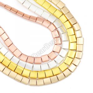 hematite gold beads