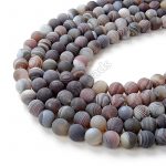 Matte Botswana Agate Beads