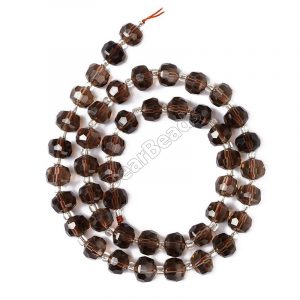 Smoky Quartz Rondelle Beads