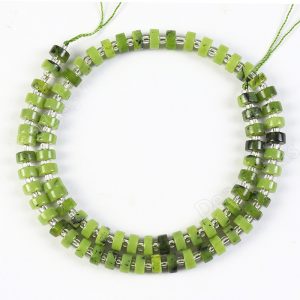 Green Jade Heishi Beads