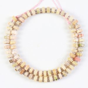 Heishi Pink Opal Beads
