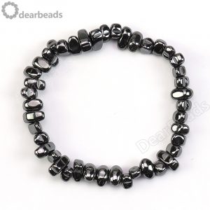 Hematite Chip Bracelet
