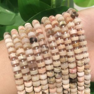 Heishi Pink Opal Beads