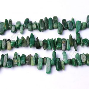 Green Jade Chips Beads