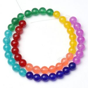 Chakras Jade Beads