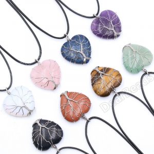 Wire Wrap Stone Pendant