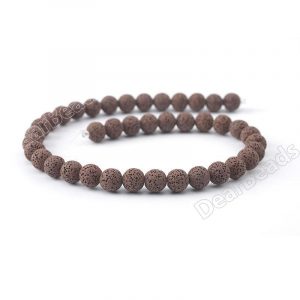 Brown Lava Beads