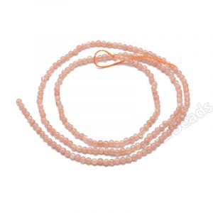 Peach Moonstone Beads 2mm
