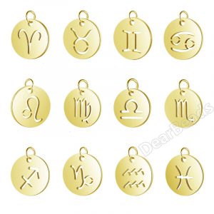 Wholesale Zodiac Sign Charm for Jewelry Making - Dearbeads