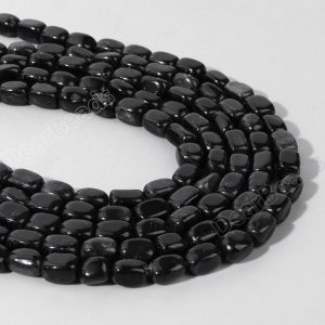 Black Obsidian Nuggets Beads