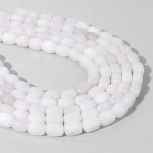 White Jade Tumble Beads