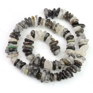 Rutilated Quartz Chip Beads