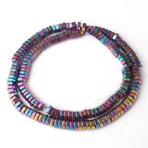 Rainbow Hematite Spacer Beads