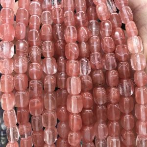 Cherry Quartz Tumble Beads