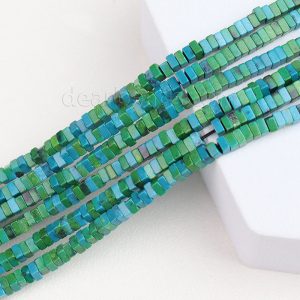 Chrysocolla Heishi Beads