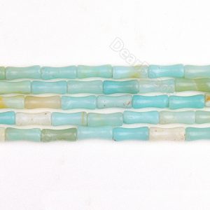 Amazonite Bamboo Beads