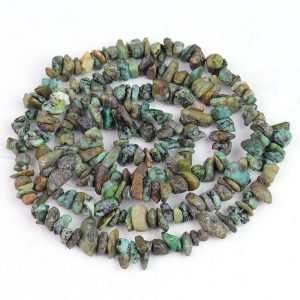 African Turquoise Chips Beads