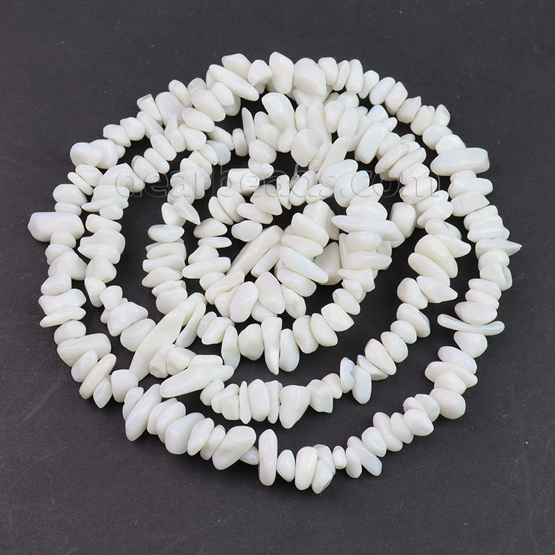 White Chips Beads