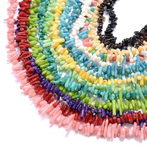 Bamboo Coral Chips Beads