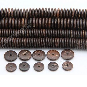 Coconut Shell Heishi Beads