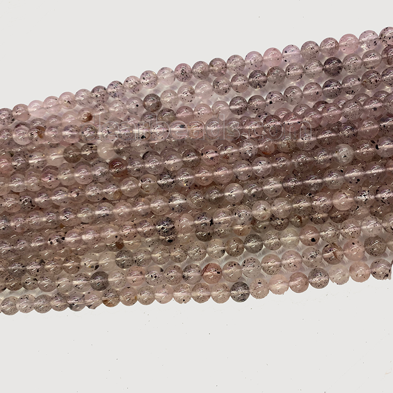 Black Pink Strawberry Quartz