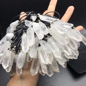 Raw Quartz Point Pendant