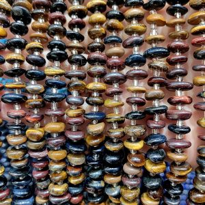Tiger's Eye Stone Chips Beads