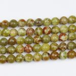 Green Dragon Serpentine Beads