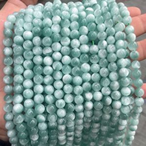 Green Angelite Beads