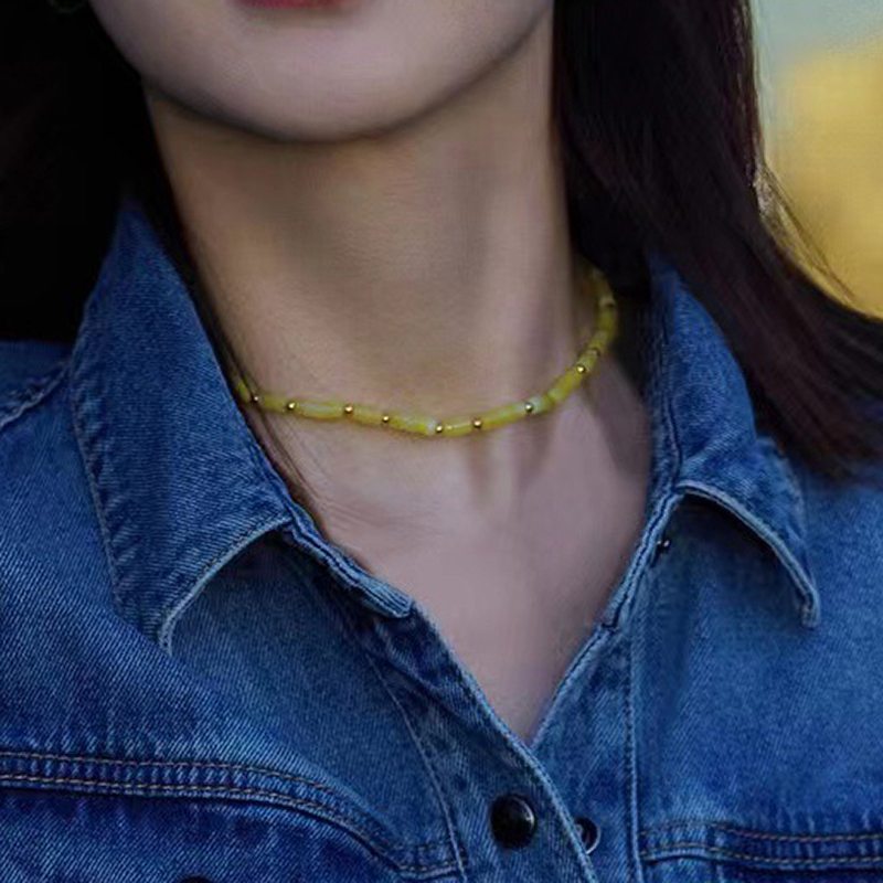 heishi beads necklaces 19