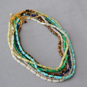 Heishi Stone Necklaces