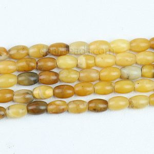 Yellow Serpentine Rice Beads