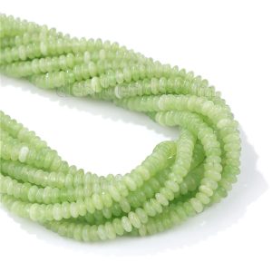 Mint Green Jade Heishi Beads