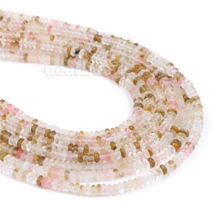 Fire Cherry Quartz Beads Rondelle