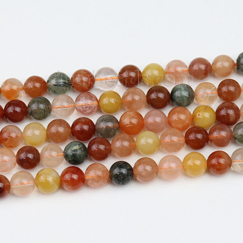 Rabbit Hair Quartz Beads