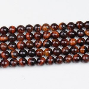 Red Tiger Eye Stone Beads