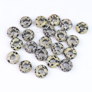 Dalmatian Jasper Large Hole Beads