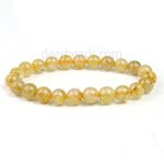 Rutilated Quartz Beaded Bracelet