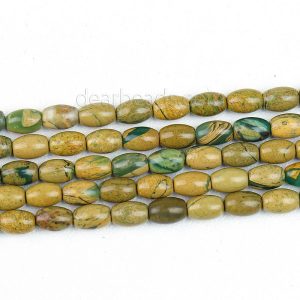 Verdite Rice Beads