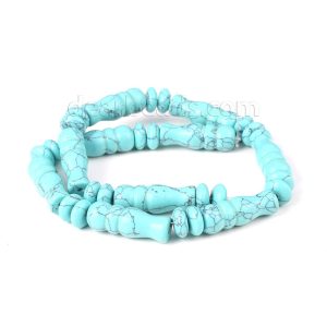 Blue Turquoise Vase Beads