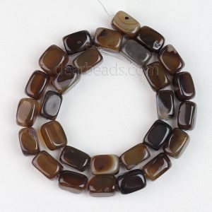 Brown Agate Tumbled Beads