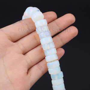 Opalite Big Heishi Beads