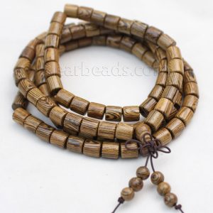 Wood 108 Mala Bracelets