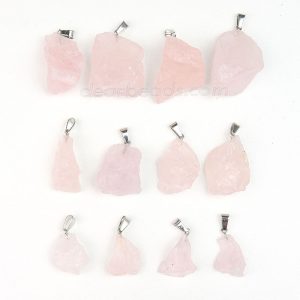 Rough Rose Quartz Pendant