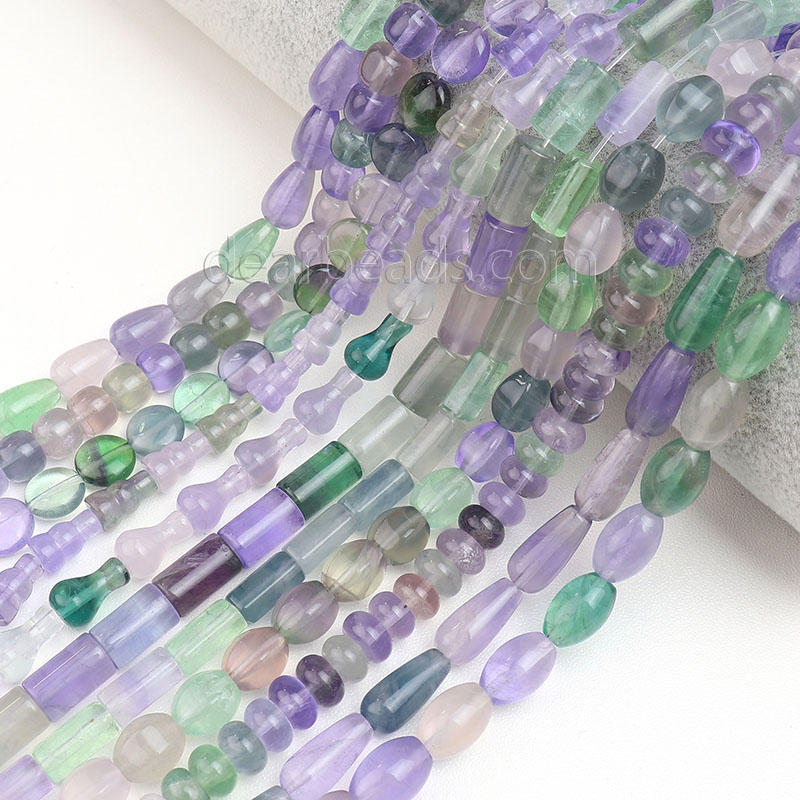 Wholesale Rainbow Fluorite Beads