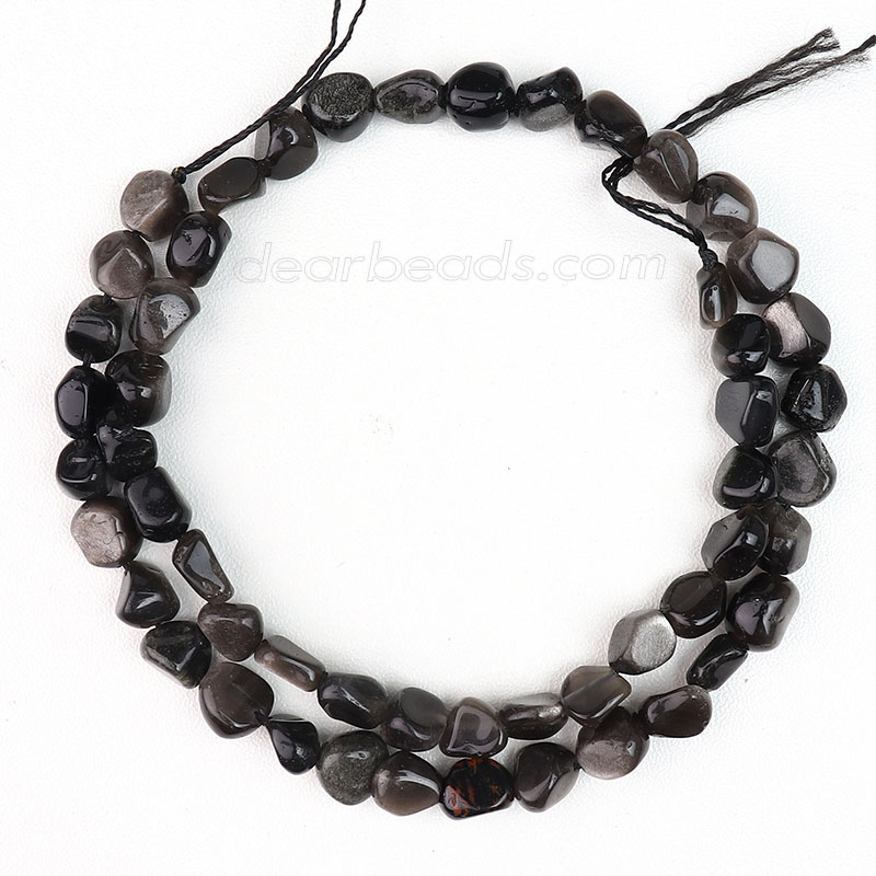Golden Obsidian Tumbled Beads